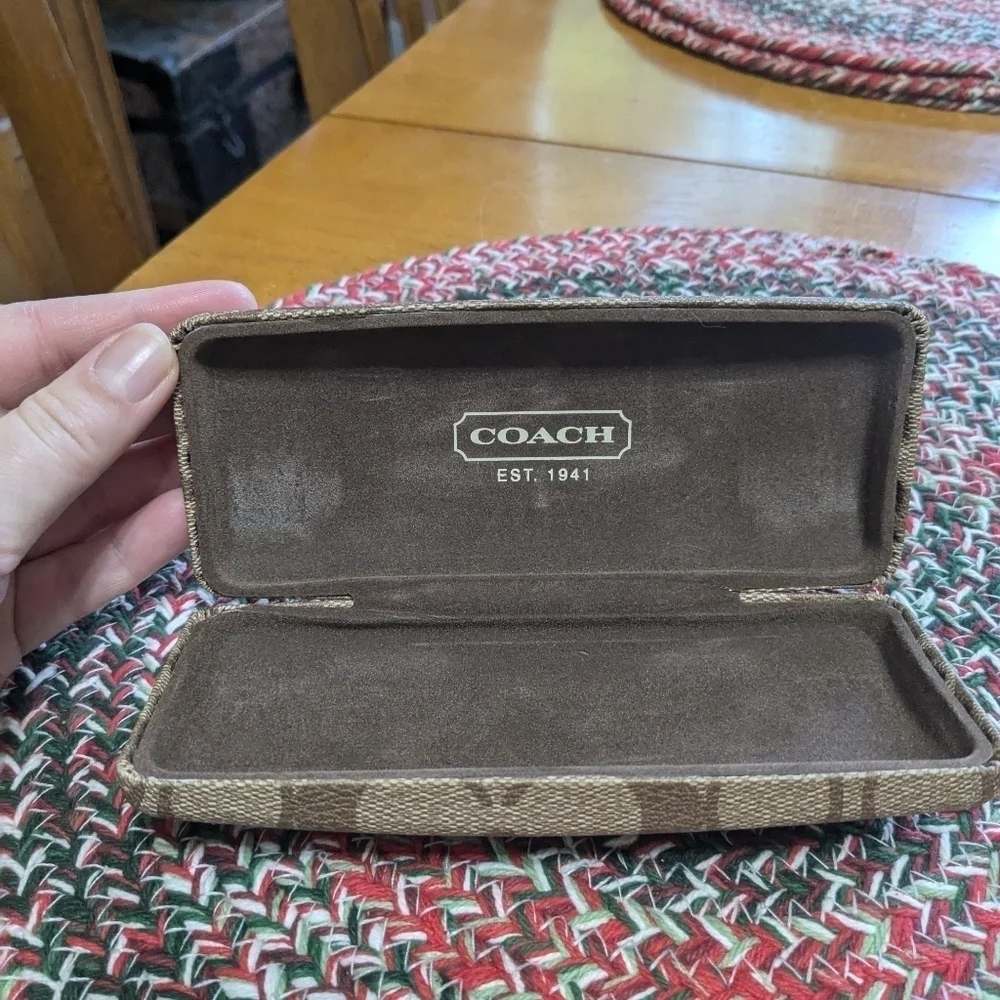 Coach Glasses Case Hard Shell